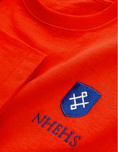 House T-Shirt Darling (Red and Blue Crested)
