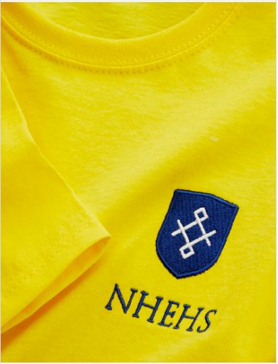 House T-Shirt Fry (Yellow and Blue Crested)