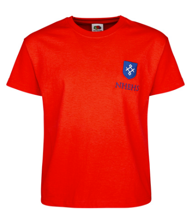 House T-Shirt Darling (Red and Blue Crested)