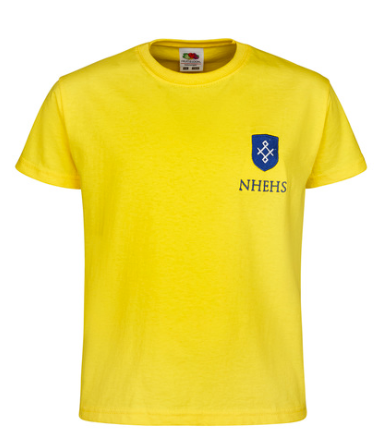 House T-Shirt Fry (Yellow and Blue Crested)