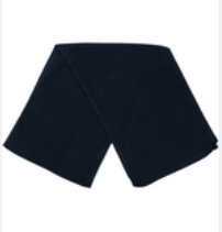 Navy Fleece Scarf