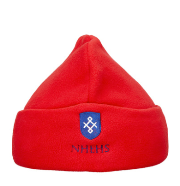 Pre-Loved Winter Red Crested Beanie