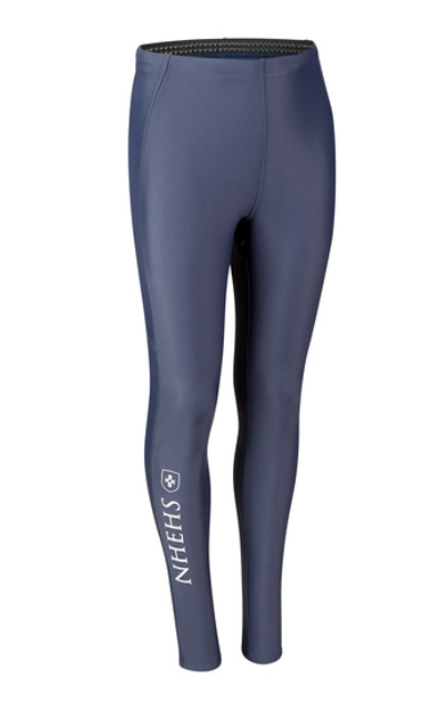 Navy Base Layer Crested Leggings