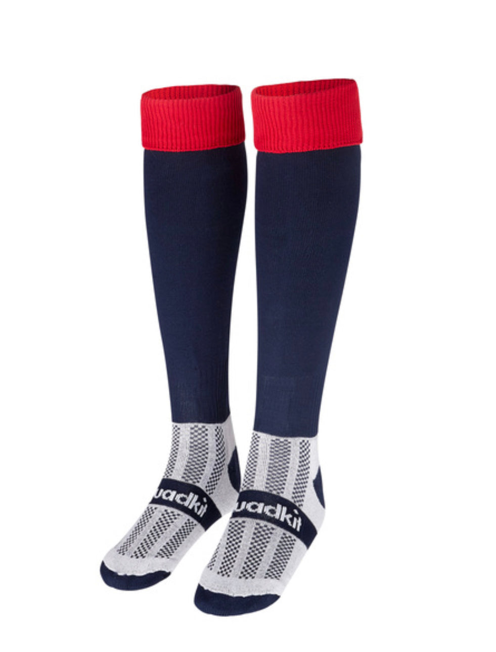 Navy Games Sock with Red Turnover