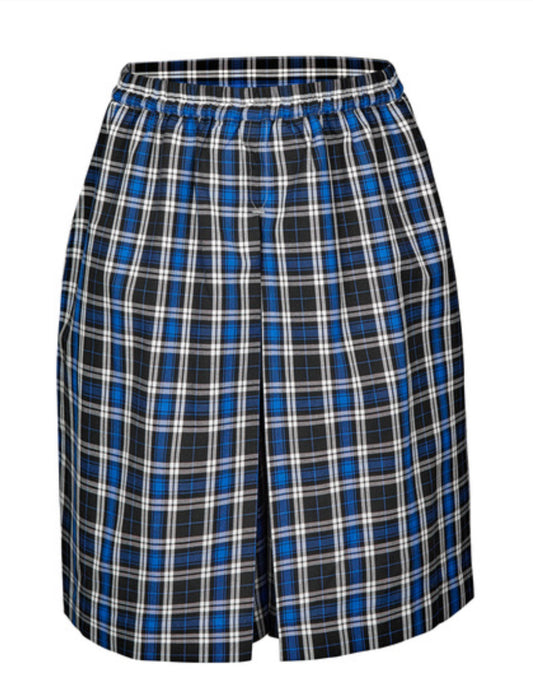 Blue/White Check Summer Culotte