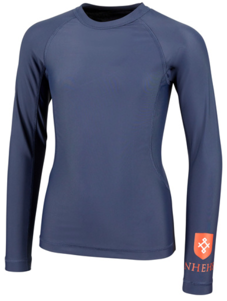 Navy Crested Base Layer Top
